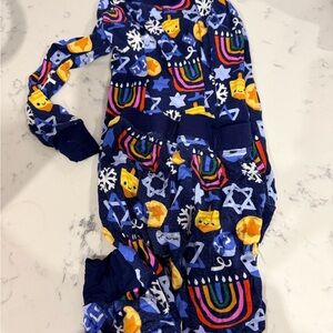 Little Sleepies Navy and Multicolor Pajama Set